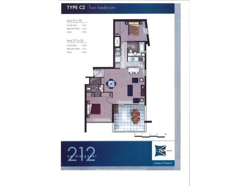 901/212 Margaret Street, Brisbane City QLD 4000 Floorplan