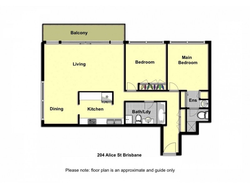 73/204 Alice Street, Brisbane City QLD 4000 Floorplan