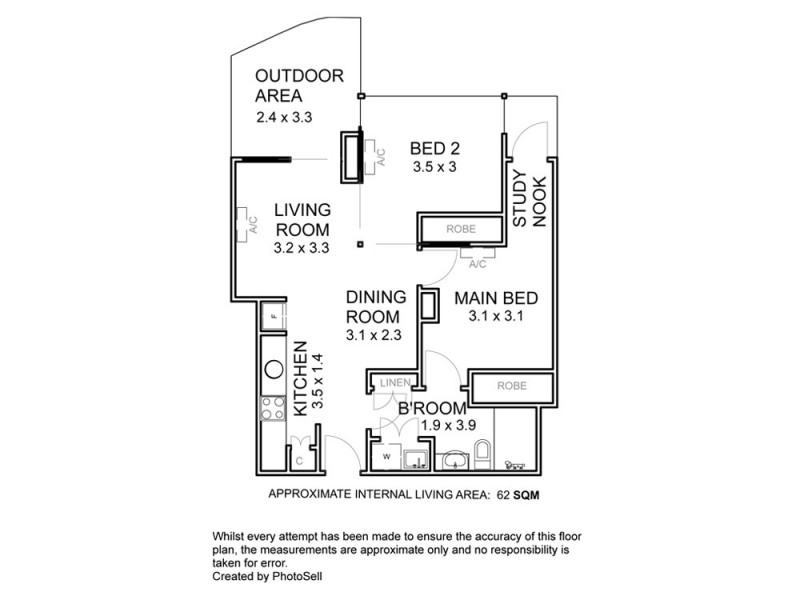 184/26 Felix Street, Brisbane City QLD 4000 Floorplan