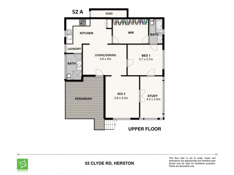 52A Clyde Street, Herston QLD 4006 Floorplan