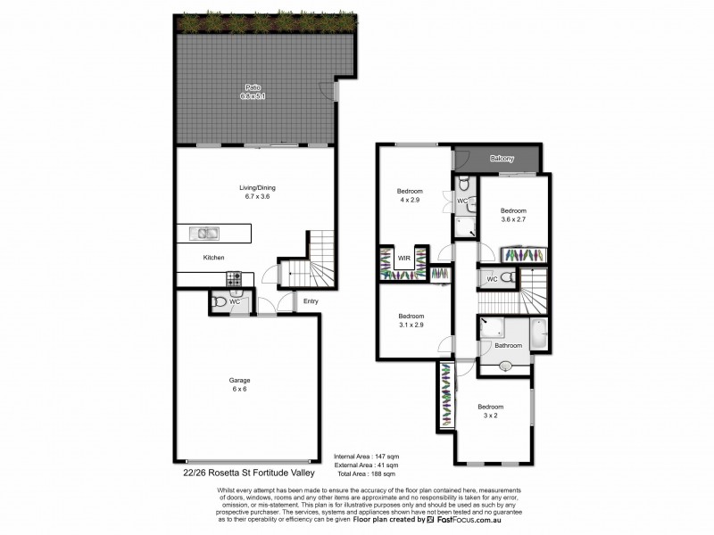 20/26 Rosetta Street, Fortitude Valley QLD 4006 Floorplan