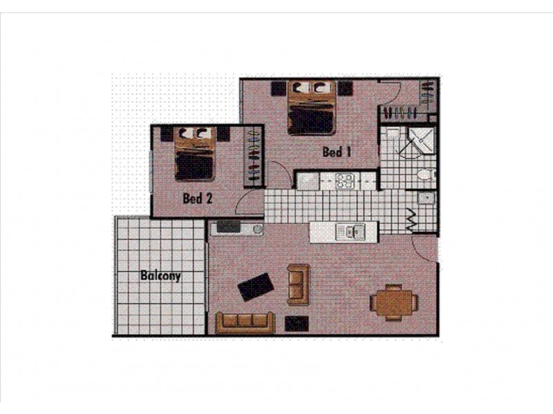 602/6 Exford Street, Brisbane City QLD 4000 Floorplan