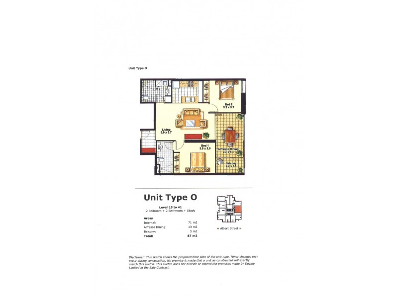 108 Albert Street, Brisbane City QLD 4000 Floorplan