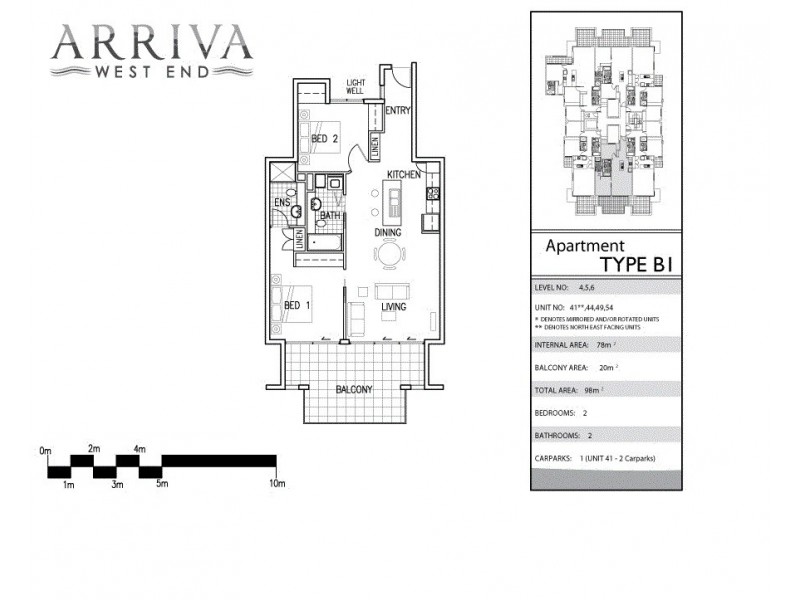 44/28 Ferry Road, West End QLD 4101 Floorplan