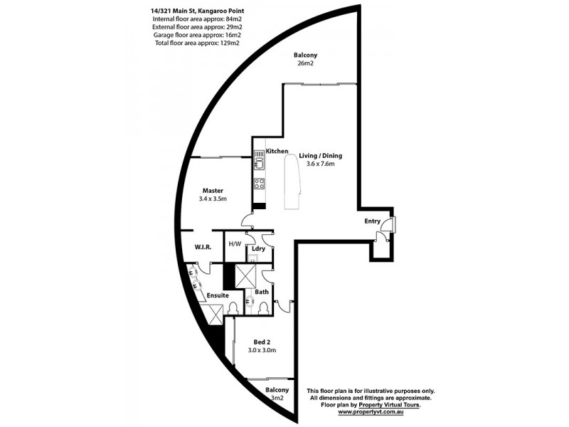 14/321 Main Street, Kangaroo Point QLD 4169 Floorplan