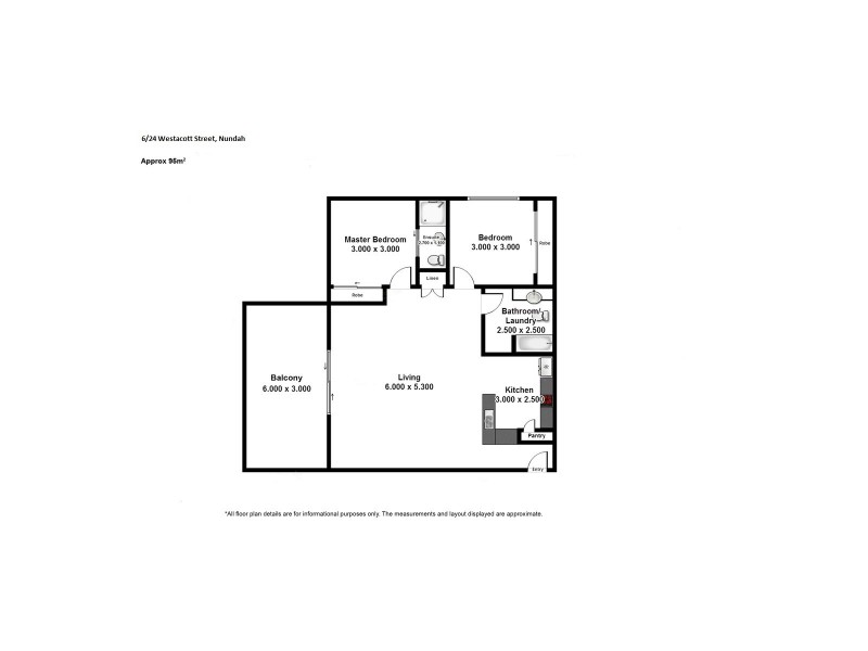 6/24 Westacott Street, Nundah QLD 4012 Floorplan
