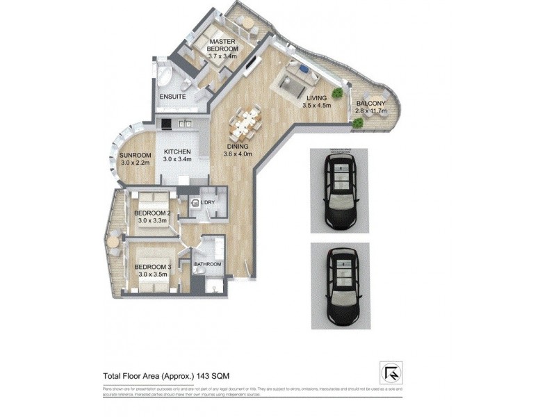 29/32 MACROSSAN STREET, Brisbane City QLD 4000 Floorplan
