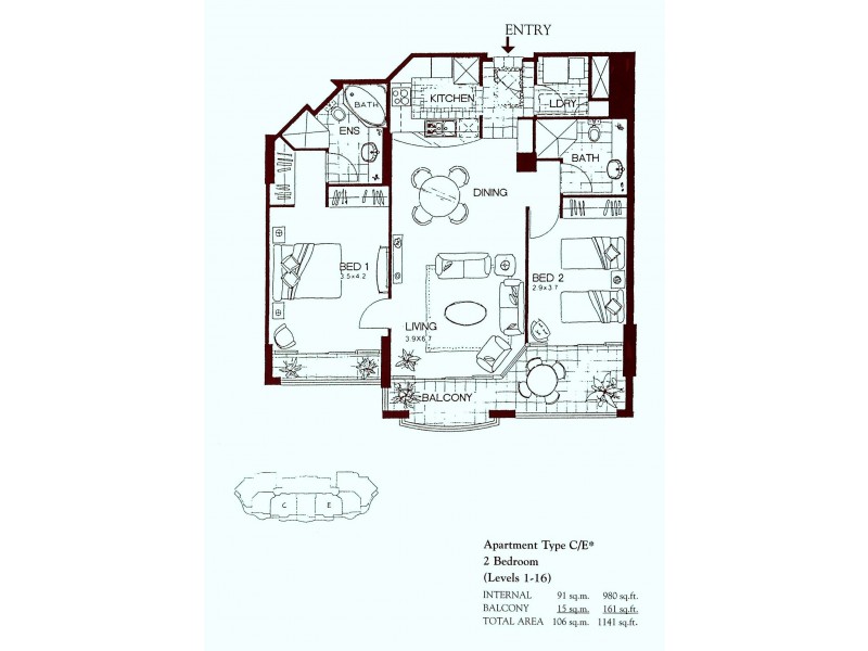 52/32 Macrossan Street, Brisbane City QLD 4000