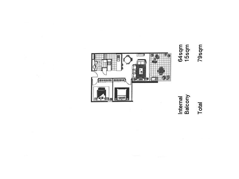 3606/79 Albert Street, Brisbane City QLD 4000 Floorplan