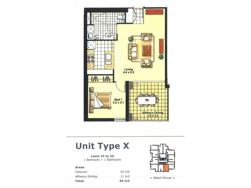 108 Albert Street, Brisbane City QLD 4000 Floorplan