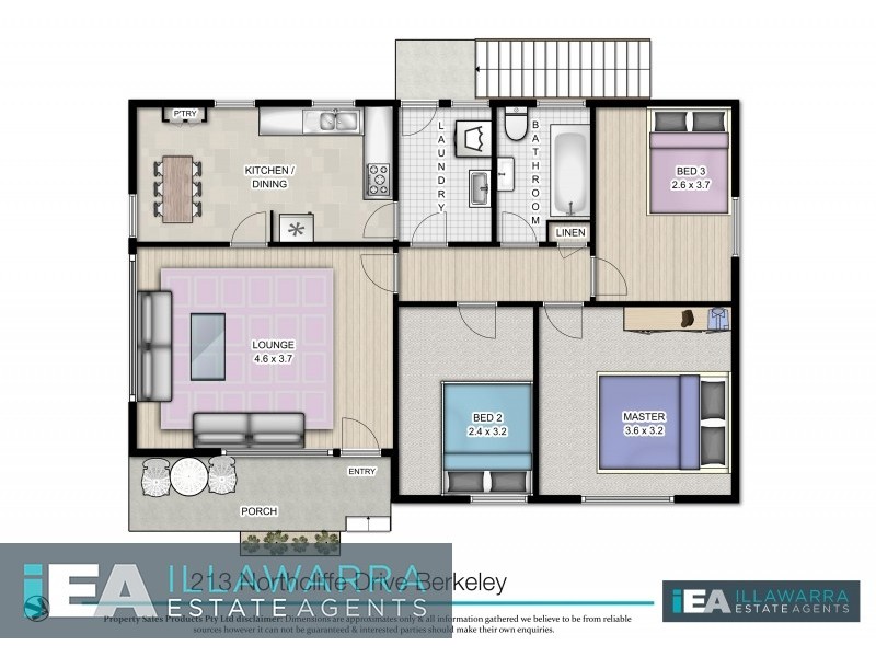 213 Northcliffe Drive, Berkeley NSW 2506 Floorplan