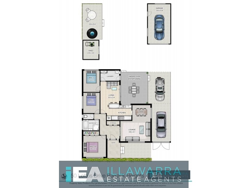 50 Loftus Drive, Barrack Heights NSW 2528 Floorplan