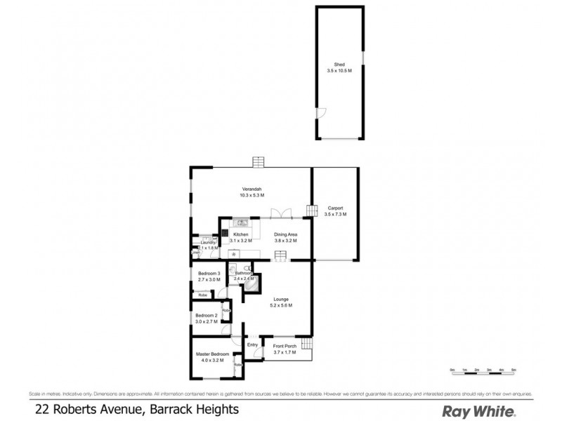 22 Roberts Avenue, Barrack Heights NSW 2528 Floorplan