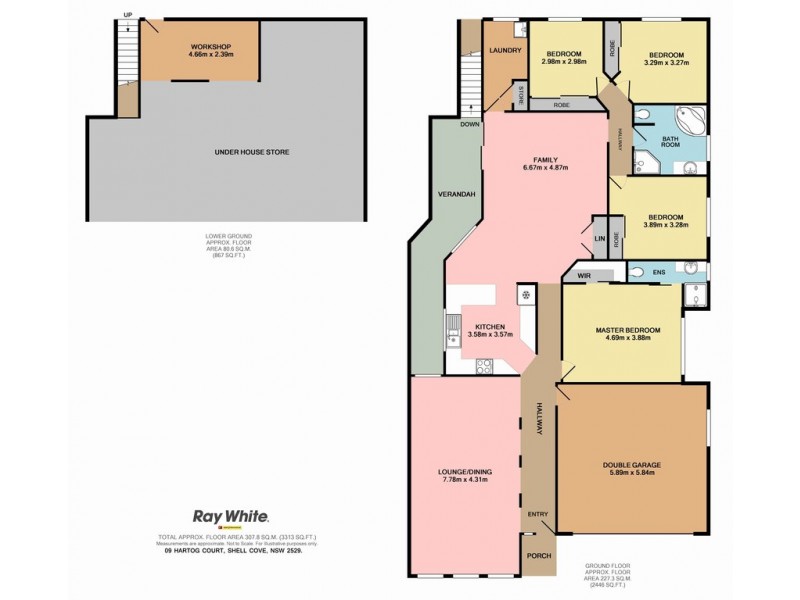 9 Hartog Court, Shell Cove NSW 2529 Floorplan