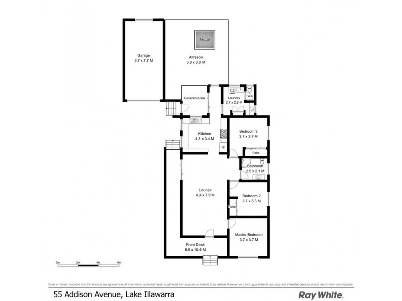 55 Addison Avenue, Lake Illawarra NSW 2528 Floorplan