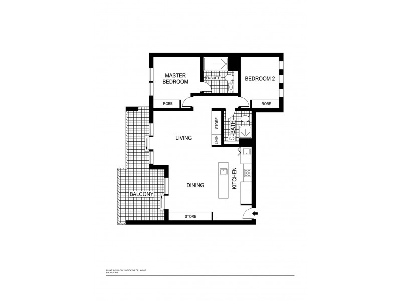 85/15 Coranderrk Street, City ACT 2601 Floorplan