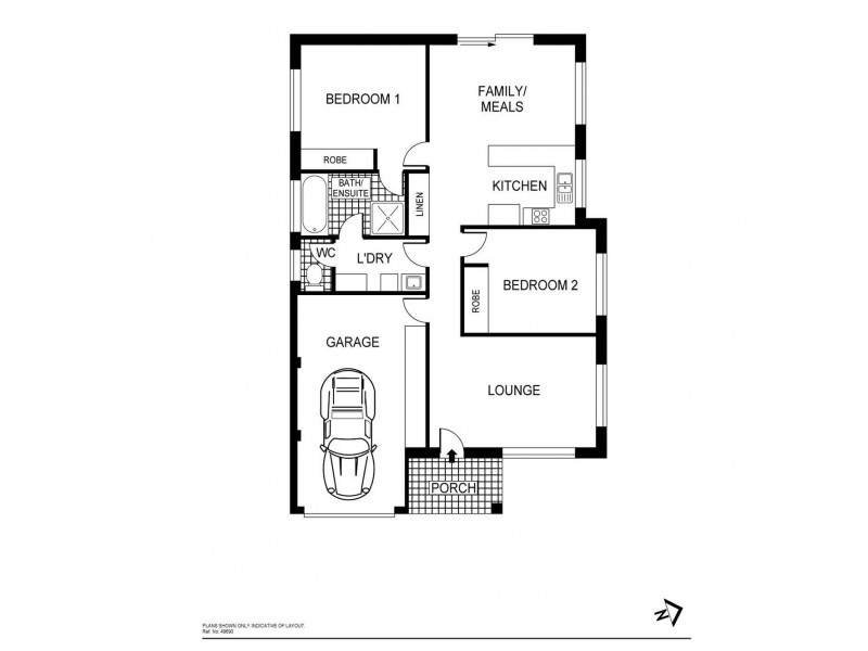 14 Allen Place, Holt ACT 2615 Floorplan
