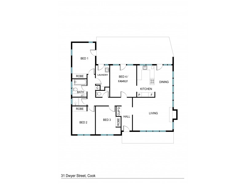 31 Dwyer Street, Cook ACT 2614 Floorplan
