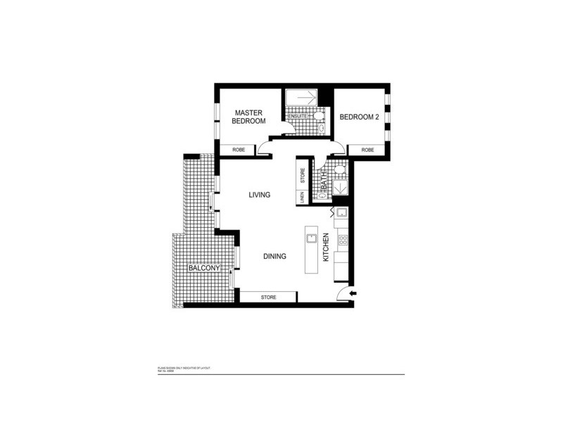 85/15 Coranderrk Street, City ACT 2601 Floorplan