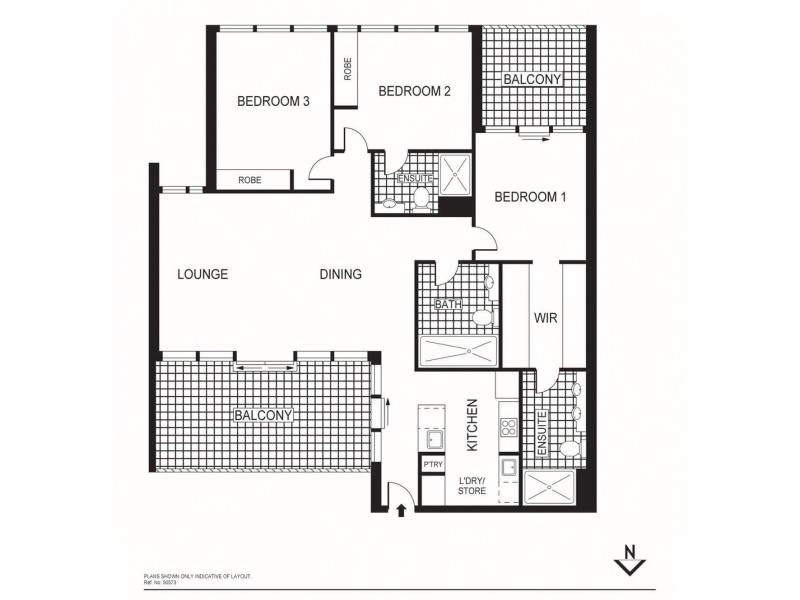 80/39 Benjamin Way, Belconnen ACT 2617 Floorplan