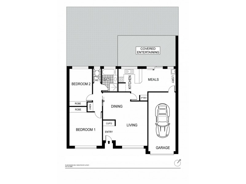 6 Goddard Crescent, Holt ACT 2615 Floorplan