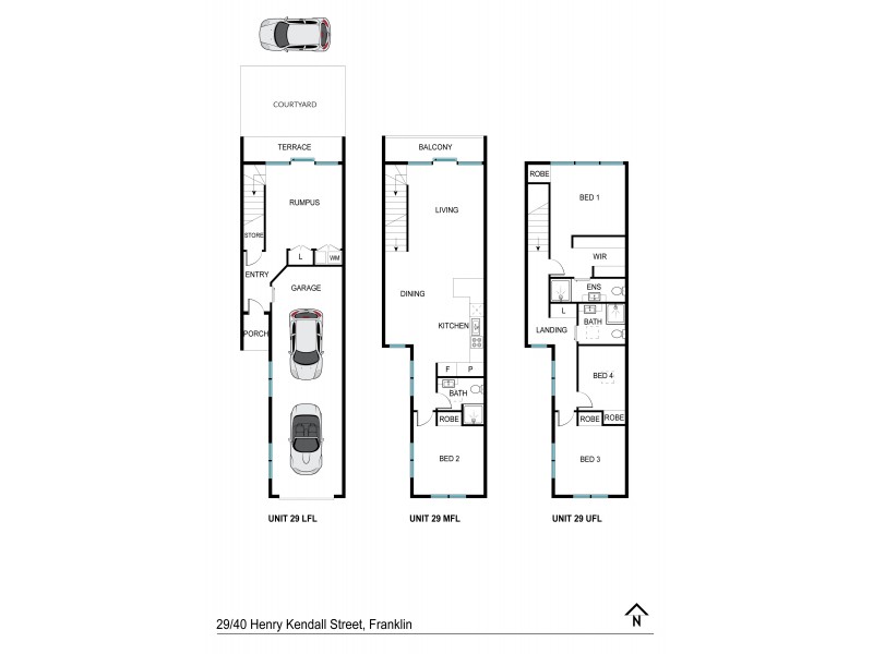29/40 Henry Kendall Street, Franklin ACT 2913 Floorplan