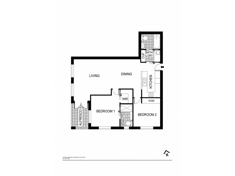 12/54 Moore Street, Turner ACT 2612 Floorplan