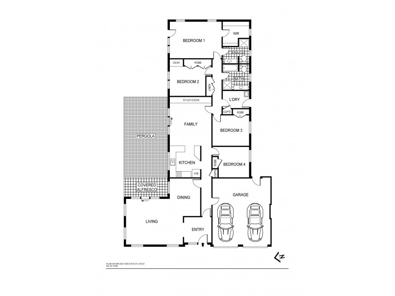 13 Capella Crescent, Giralang ACT 2617 Floorplan