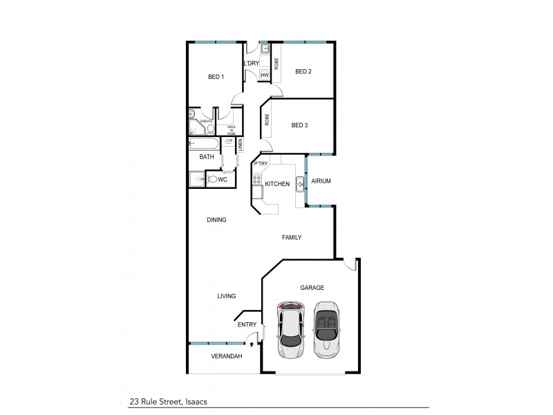 23 Rule Street, Isaacs ACT 2607 Floorplan