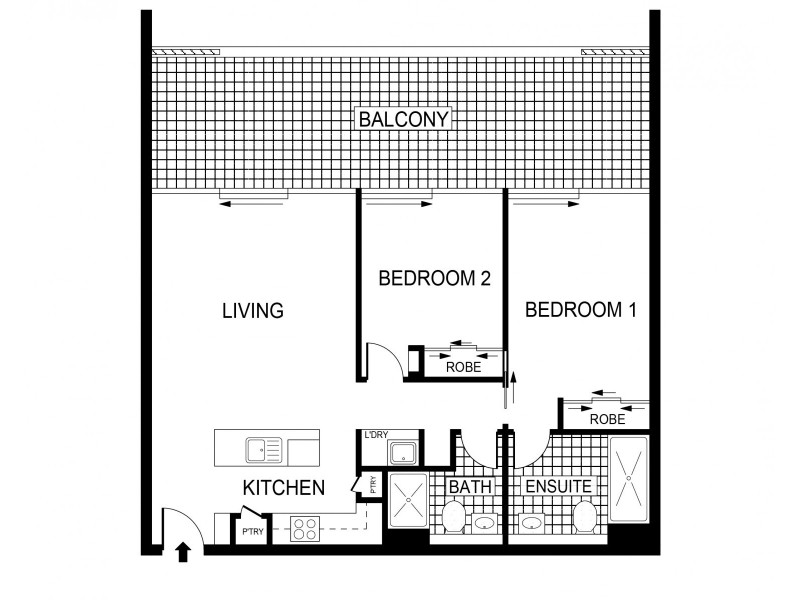26/43 Constitution Avenue, Reid ACT 2612 Floorplan
