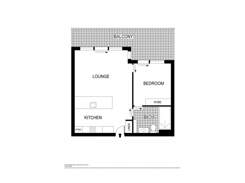 88/43 Constitution Avenue, Reid ACT 2612 Floorplan