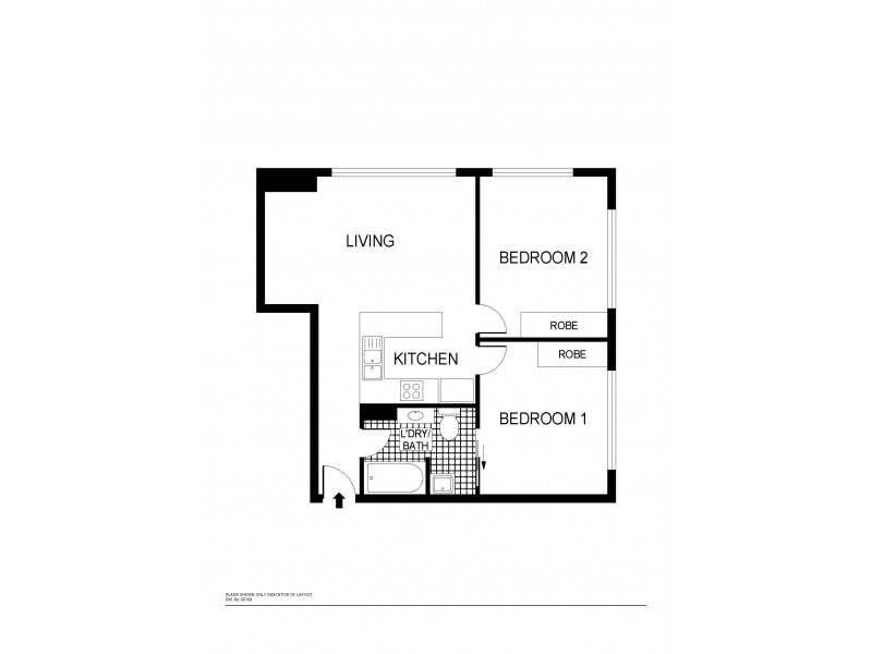 315/2 Akuna Street, City ACT 2601 Floorplan