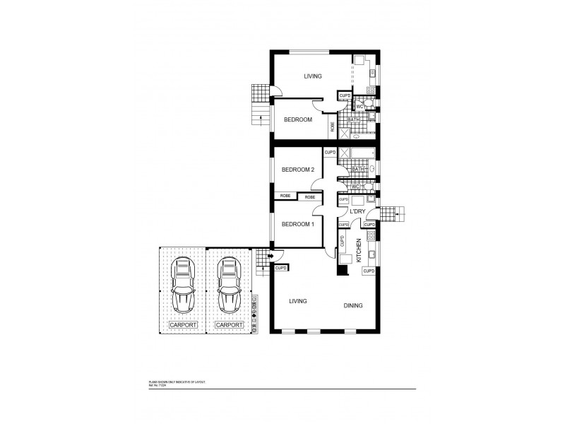 86A and 86B Belconnen Way, Page ACT 2614 Floorplan