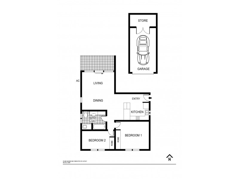 18/1 Buik Place, Belconnen ACT 2617 Floorplan