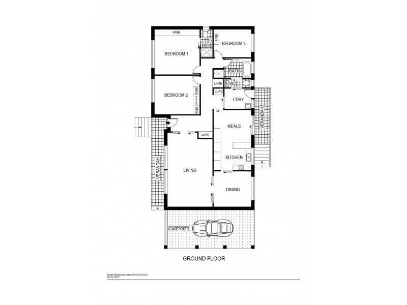 40 McCabe Crescent, Holt ACT 2615 Floorplan