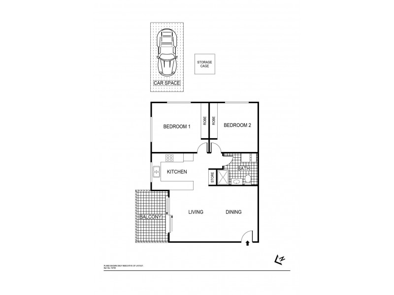 59/15 Braybrooke Street, Bruce ACT 2617 Floorplan