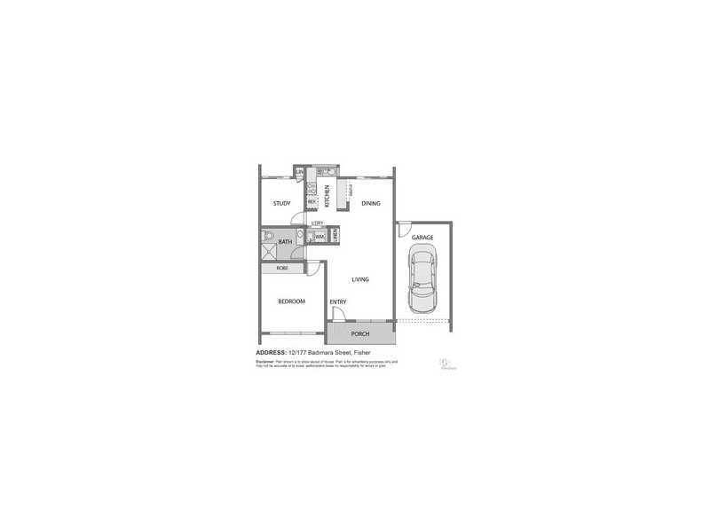 12/177 Badimara Street, Fisher ACT 2611 Floorplan
