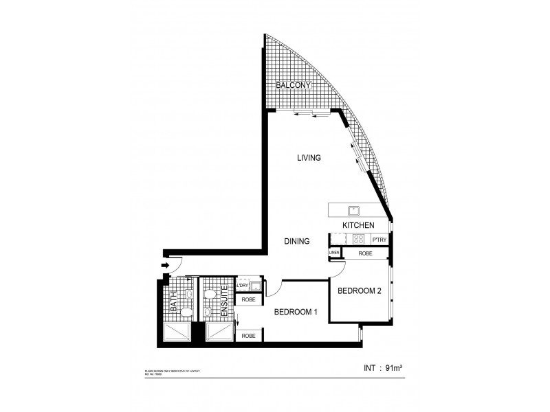 91/1 Anthony Rolfe Ave, Gungahlin ACT 2912 Floorplan