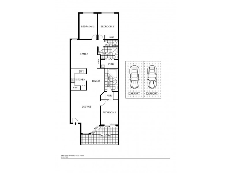 34/112 Baldwin Drive, Kaleen ACT 2617 Floorplan