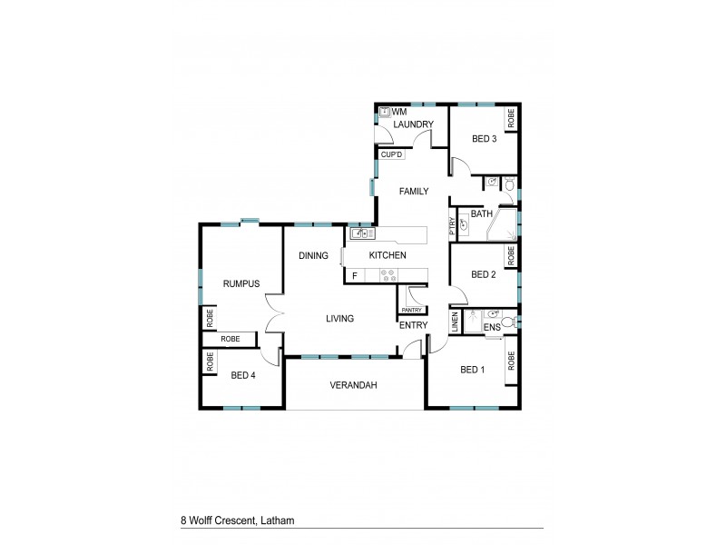 8 Wolff Crescent, Latham ACT 2615 Floorplan