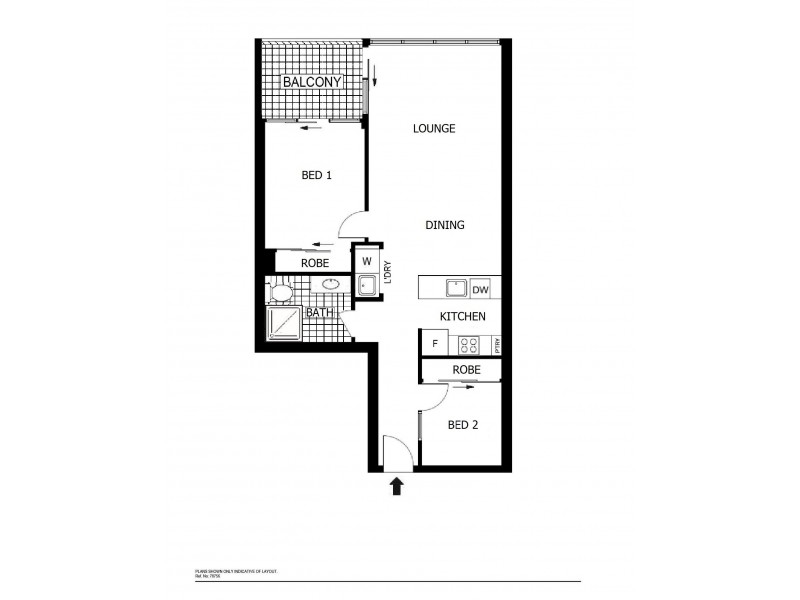 96/39 Benjamin Way, Belconnen ACT 2617 Floorplan