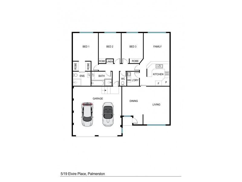 5/19 Elvire Place, Palmerston ACT 2913 Floorplan