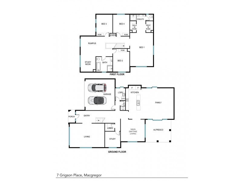 7 Grigson Place, Macgregor ACT 2615 Floorplan