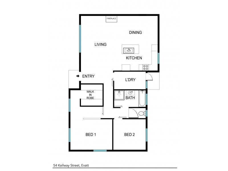 54 Kellway Street, Evatt ACT 2617 Floorplan