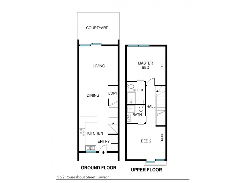 53/2 Rouseabout Street, Lawson ACT 2617 Floorplan