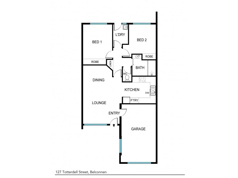 127 Totterdell Street, Belconnen ACT 2617 Floorplan