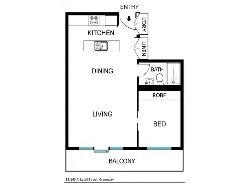 83/140 Anketell Street, Greenway ACT 2900 Floorplan
