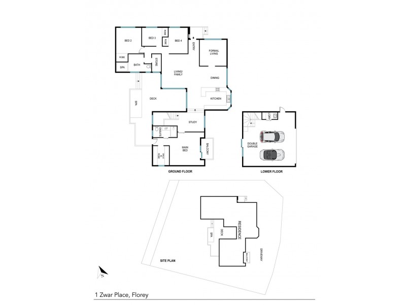 1 Zwar Place, Florey ACT 2615 Floorplan