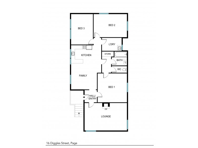 16 Diggles Street, Page ACT 2614 Floorplan