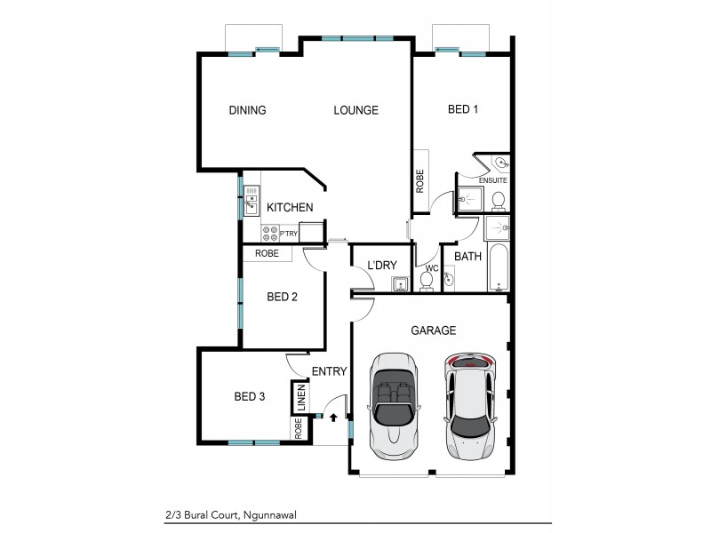 2/3 Bural Court, Ngunnawal ACT 2913 Floorplan
